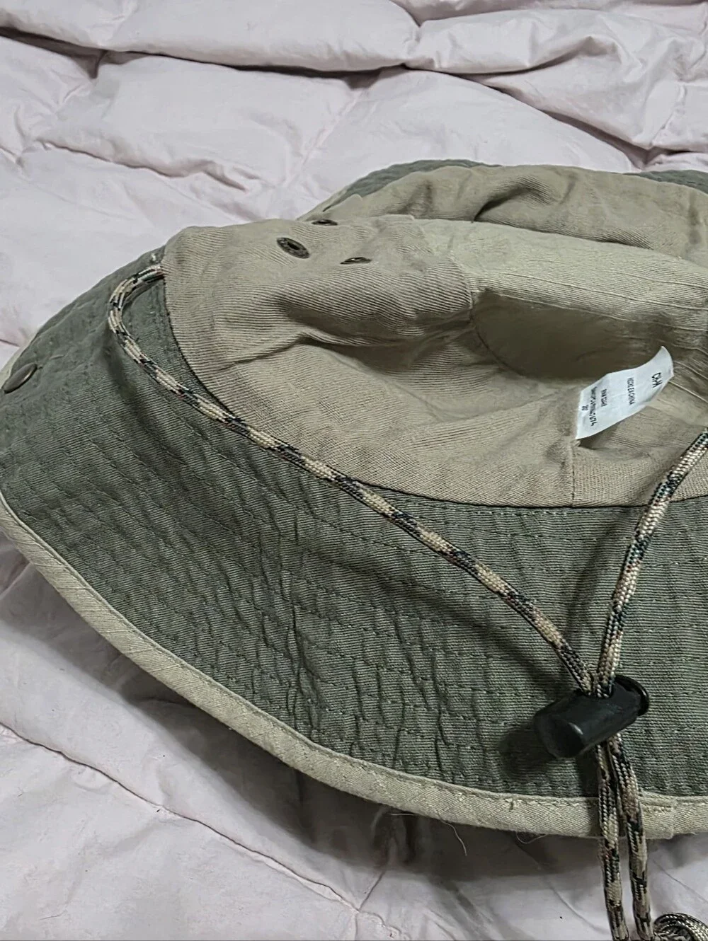 Swiss Tech Performance Gear olive green and khaki outdoor sun/safari bucket Hat